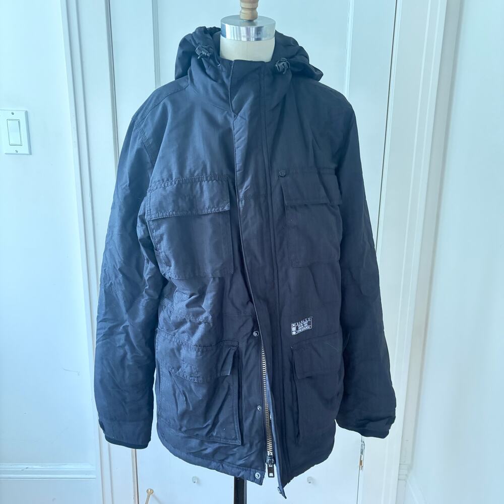 Hurley Winter Parka Black Size Small - Picture 2 of 10
